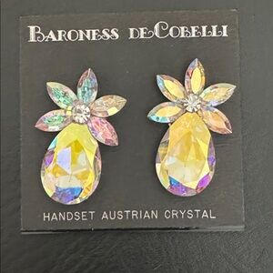 Baroness DeCobelli clip on earrings